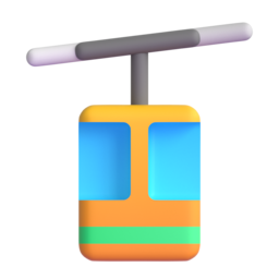 Original animated Aerial tramway emoji